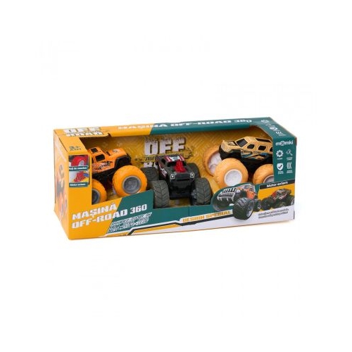 SET 3 MASINI OFF-ROAD-360 DE GRADE MOMKI