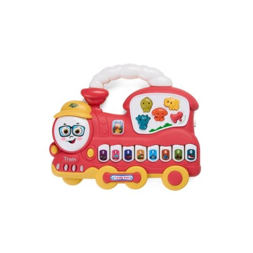 JUCARIE TRENULET CU LUMINI SI SUNETE ROSU MOMKI