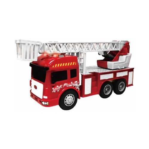 VEHICULE CU LUMINI SUNETE  SI FRICTIUNE SCARA 1/14 28.5CM AUTOSPECIALA ROSIE