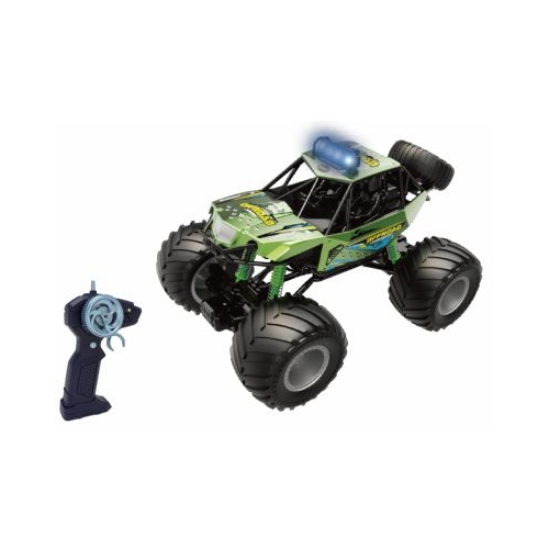 MASINUTA CU TELECOMANDA BIG FOOT SCARA 1/10 44CM VERDE