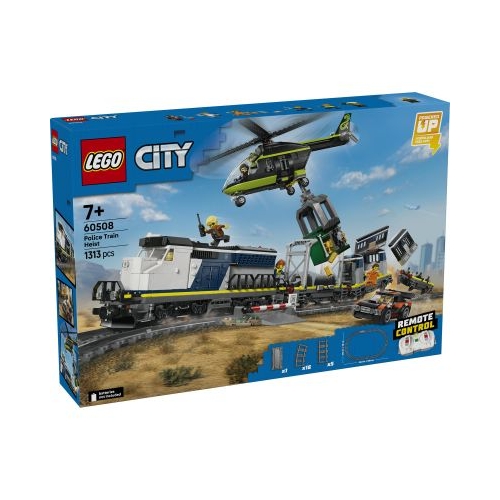 LEGO City. Jaf in trenul politiei 60508 1313 piese