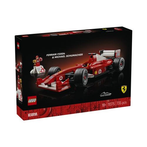 LEGO Icons Creator Expert.Ferrari F2004 si Michael Schumacher 11375 735 piese