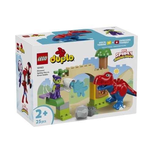 LEGO DUPLO Dinozaurul Spidey-Rex vs Green Goblin 10463 25 piese