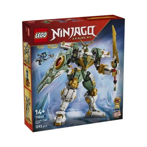 LEGO Ninjago. Robotul de Titan al lui Lloyd la a 15-a aniversare 71860 1293 piese