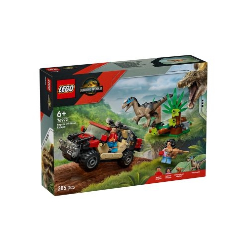 LEGO Jurassic World. Evadare off-road din calea unui Velociraptor 76972 285 piese