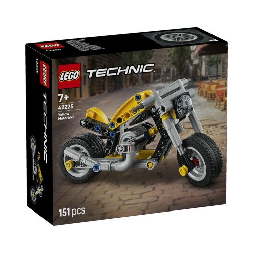 LEGO Technic. Motocicleta galbena 42225 151 piese