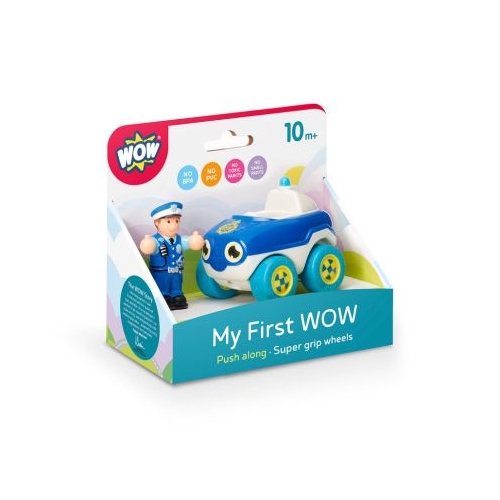 Jucarie pentru copii Prima mea masina de politie My First WOW Police Car Bobby WOW Toys