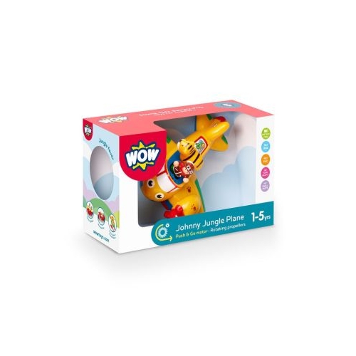 Jucarie pentru copii Avion cu elice Johnny Jungle Plane WOW Toys