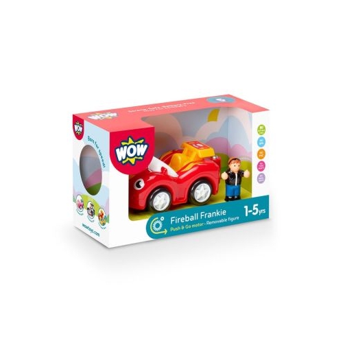 Jucarie pentru copii Masina de curse rosie Fireball Frankie WOW Toys