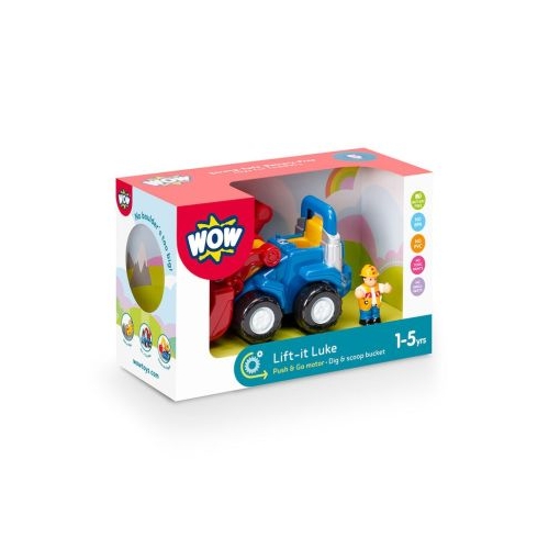 Jucarie pentru copii Buldoexcavator Lift-it Luke WOW Toys