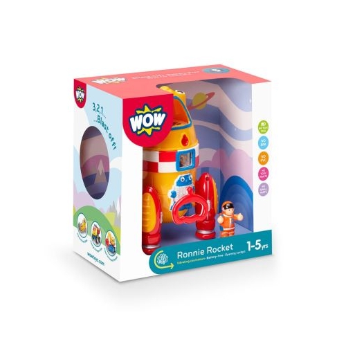 Jucarie pentru copii Racheta Ronnie Rocket WOW Toys