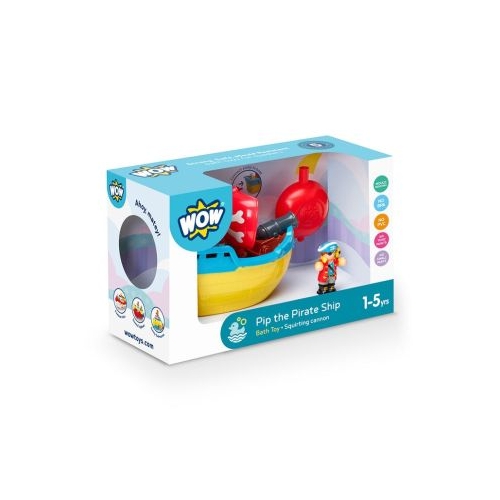 Jucarie de baie Corabie de pirati Pip the Pirate Ship WOW Toys