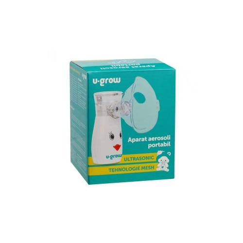 Aparat aerosoli portabil cu ultrasunete tehnologie silentoasa masti inciuse U-Grow