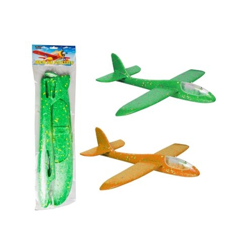 Avion din polistiren cu led 37x35 cm