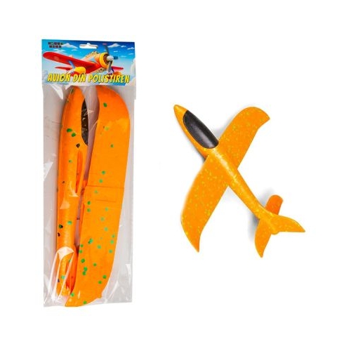 Avion din polistiren cu led 48x47 cm