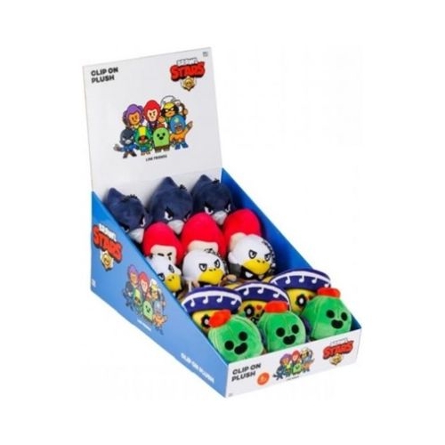 Brawl Stars - Jucarie de plus cu agatatoare, 13 cm, diverse modele