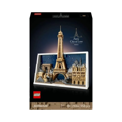 LEGO Architecture. Paris, orasul iubirii 21064, 958 piese