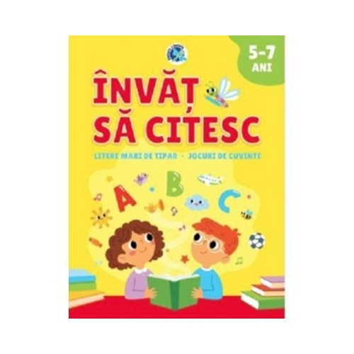 Invat sa citesc Litere mari de tipar. Jocuri de cuvinte