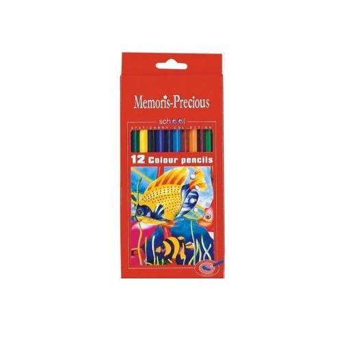 Set creioane colorate Memoris-Precious, 12 bucati/cutie