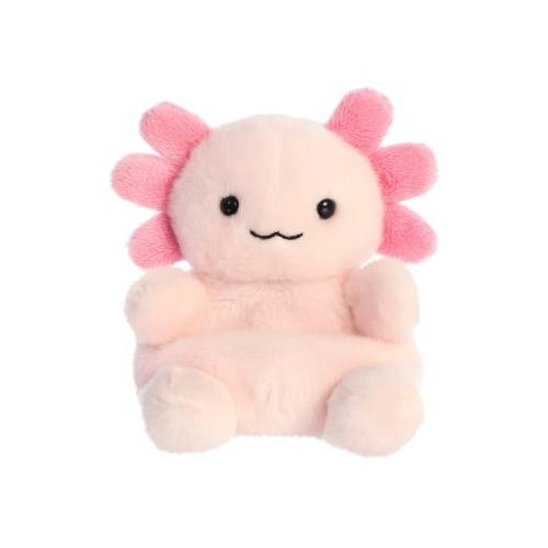 Aurora Palm Pals, jucarie de plus de tinut in palma, Axolotl roz, 13 cm
