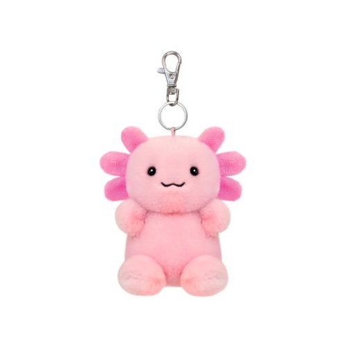 Aurora Palm Pals, jucarie de plus tip breloc, Axolotl roz, 10 cm