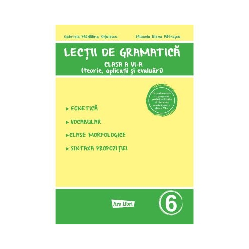 Lectii de gramatica clasa a 6-a - Mihaela-Elena Patrascu