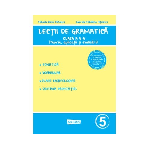 Lectii de gramatica clasa a 5-a - Mihaela-Elena Patrascu