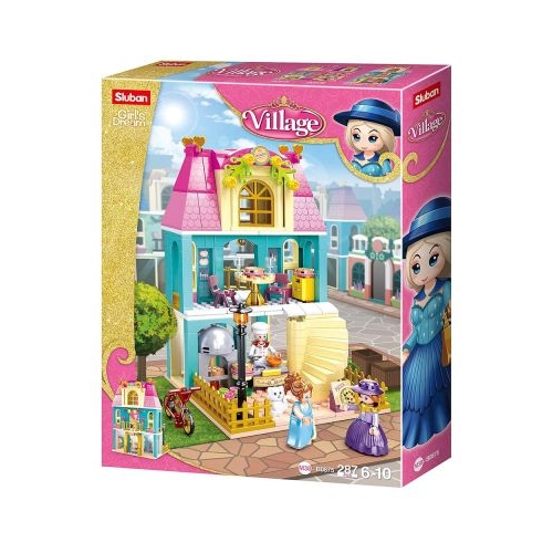 Set de constructie Girl's Dream, 287 piese, Pizzerie - Sluban