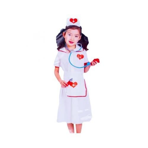 Costum Asistenta, cu accesorii