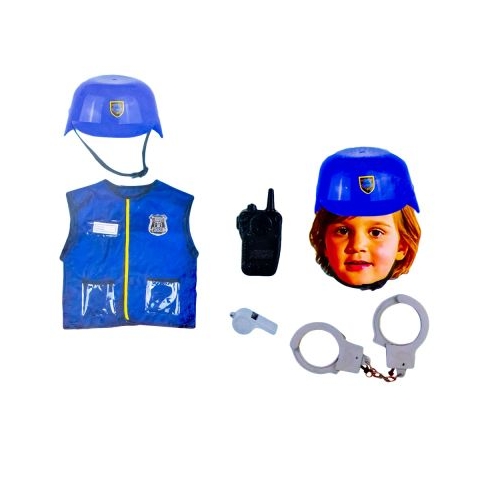 Costum Politist, cu accesorii