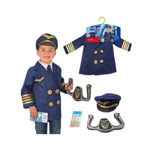 Costum Pilot, cu accesorii