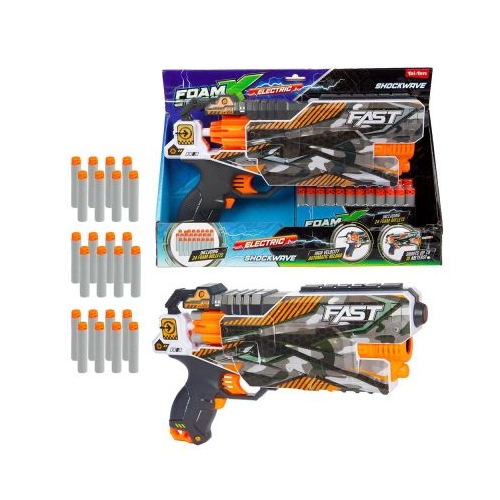 Pistol electric + 24 sageti, Foam Strikex - Toi-Toys