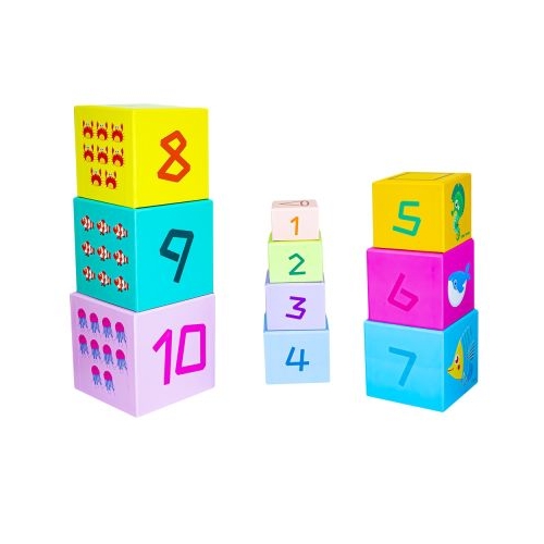 Cuburi educative, stivuibile