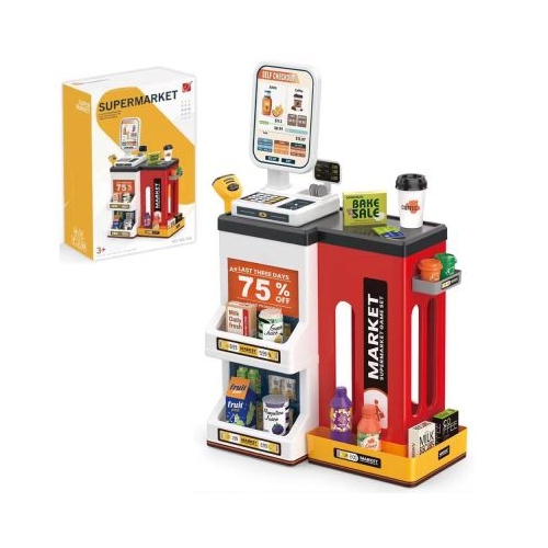 Play set Supermarket, cu lumina si sunet, 47 piese