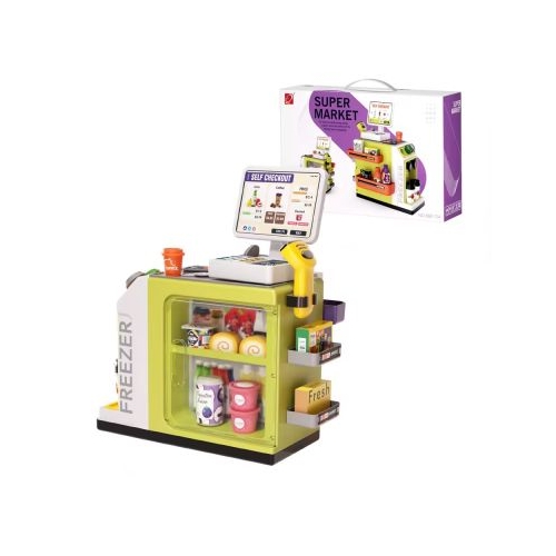 Play set Supermarket, cu lumina si sunet, 46 piese