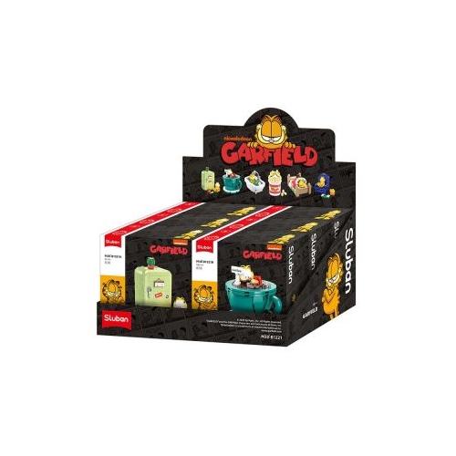 Set de constructie, 6 modele/display, Garfield - Sluban