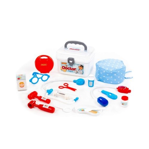 Set doctor in gentuta, 15 piese, 21.1x17.5x15.5 cm, Polesie