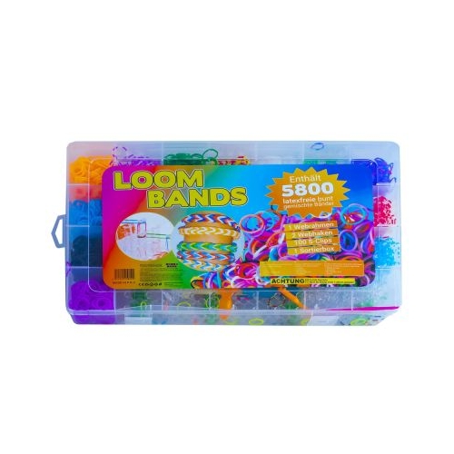 Set creativ elastice, 5800 piese/cutie