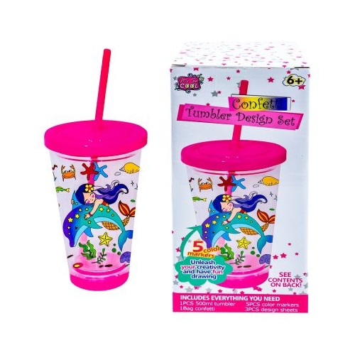 Set DIY - Pahar din plastic, 500 ml