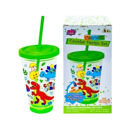 Set DIY - Pahar din plastic, 500 ml