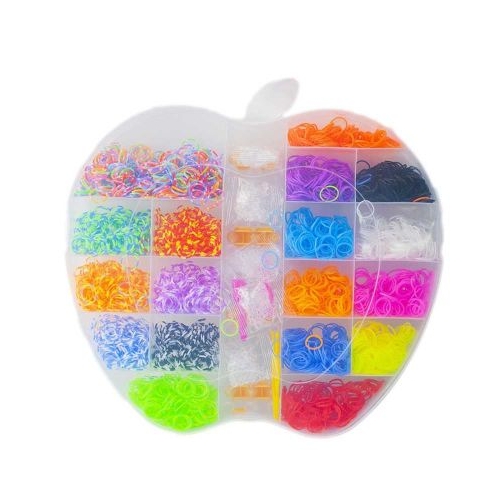 Set creativ elastice, 4400 piese, mar