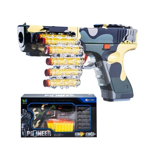 Pistol + gloante burete, 20 cm