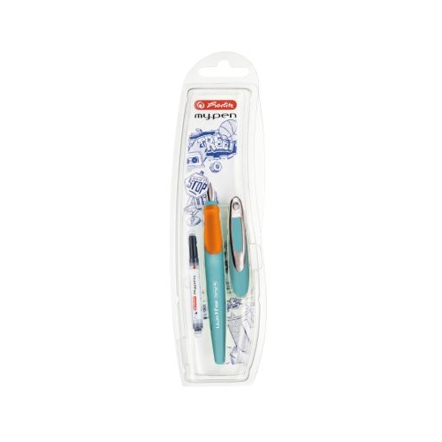 Stilou My.Pen penita M turcoaz/orange - blister