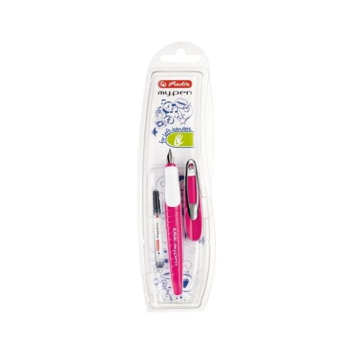 Stilou My Pen, penita L, roz/alb - blister