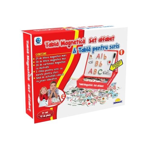 Smile Games - Joc educativ alfabetul pe tableta magnetica