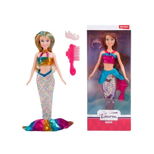 Papusa sirena, cu accesorii - Toi-Toys
