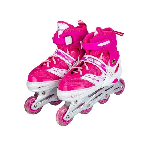 Role pentru copii, roti PVC, L (38-41), roz