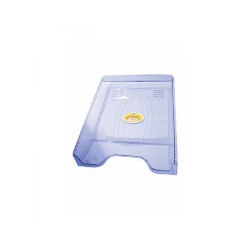 Tavita documente Ark 350, plastic, transparent albastru