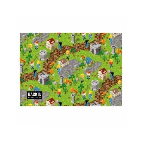 Mapa birou Pixele Miasto, A5, cu 2 fete, Starpak 549251