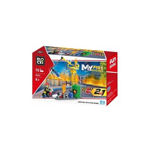 Blocki My Fire Brigade, Utilaj pompieri, 75 piese